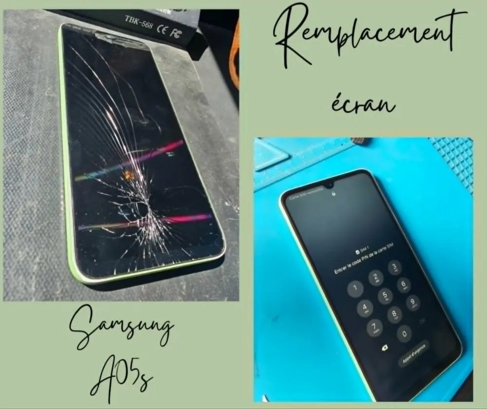 Réparation écran téléphone cassé à Blanquefort